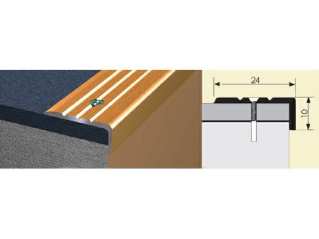 Угол 24*10 0,9 ясень серый - фото в Миди Лтд Изображение товара Угол 24*10 0,9 ясень серый в Миди Лтд