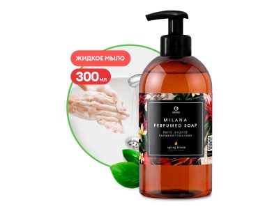 Изображение товара Мыло жидкое парфюмированное Milana Spiring Bloom 300мл (6шт/уп) в Миди Лтд