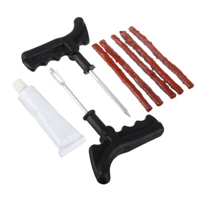 Изображение товара Набор для ремонта бескамерных шин №3: клей, 5 жгутов Y-инструмент NEW GALAXY в Миди Лтд