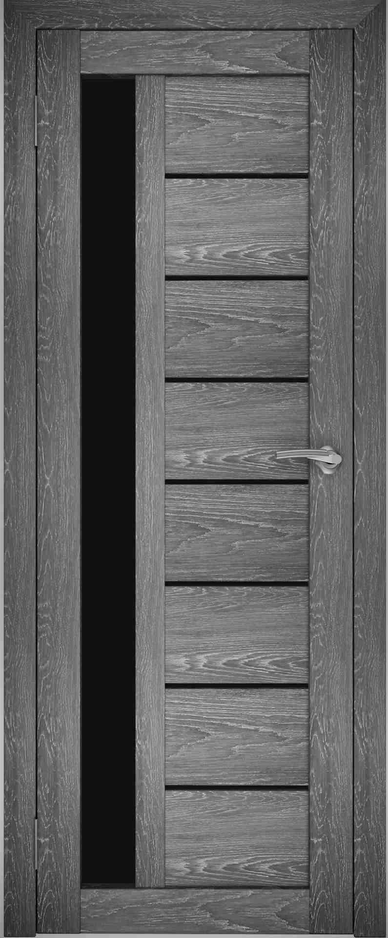 Полотно дверное ПО стекло черное экошпон Лига19 дуб шале графит 900 - фото в Миди Лтд Изображение товара Полотно дверное ПО стекло черное экошпон Лига19 дуб шале графит 900 в Миди Лтд