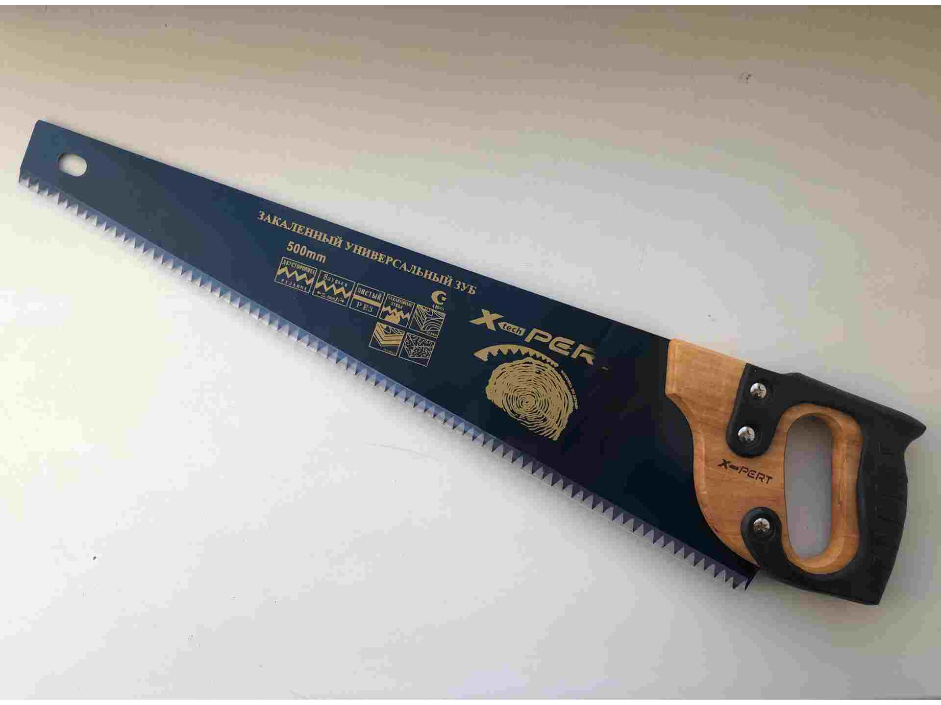 Изображение товара Ножовка по дереву 500мм XPERT закаленный зуб двусторонняя заточка (6шт/уп)(48шт/кор) в Миди Лтд