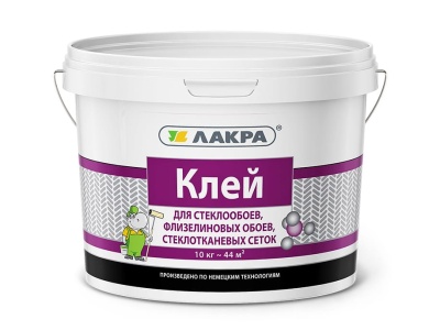 Изображение товара Клей для стеклообоев Лакра  10кг (44шт/пал) в Миди Лтд