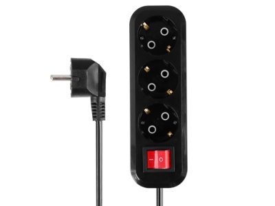 Удлинитель 3 гнезда евророзетка 3м ЕРМАК (40шт/кор) - фото в Миди Лтд Изображение товара Удлинитель 3 гнезда евророзетка 3м ЕРМАК (40шт/кор) в Миди Лтд