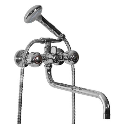 Изображение товара Смеситель для ванны длинный излив ML02-02 MIXLINE в Миди Лтд