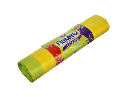 Мешки для мусора  30л, 15шт с завязками    ХХ - фото в Миди Лтд Изображение товара Мешки для мусора  30л, 15шт с завязками    ХХ в Миди Лтд