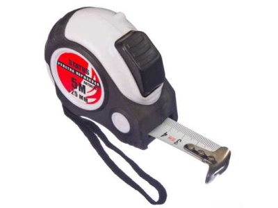 Изображение товара Рулетка  5м*25мм РОКОТ STATUS автостоп (6шт/уп)(120шт/кор) в Миди Лтд