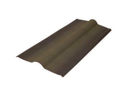 Ондулин конек черепица зеленый 1х0.25м (15шт/уп) - фото в Миди Лтд Изображение товара Ондулин конек черепица зеленый 1х0.25м (15шт/уп) в Миди Лтд