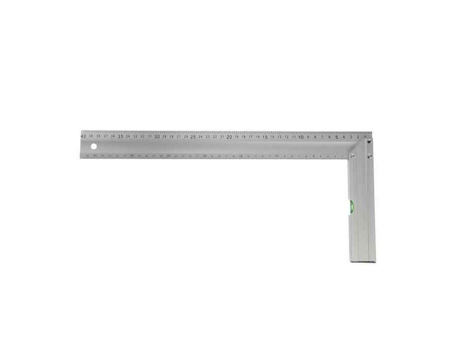 Изображение товара Угольник столярный XPERT алюминиевый литой с уровнем 450мм в Миди Лтд