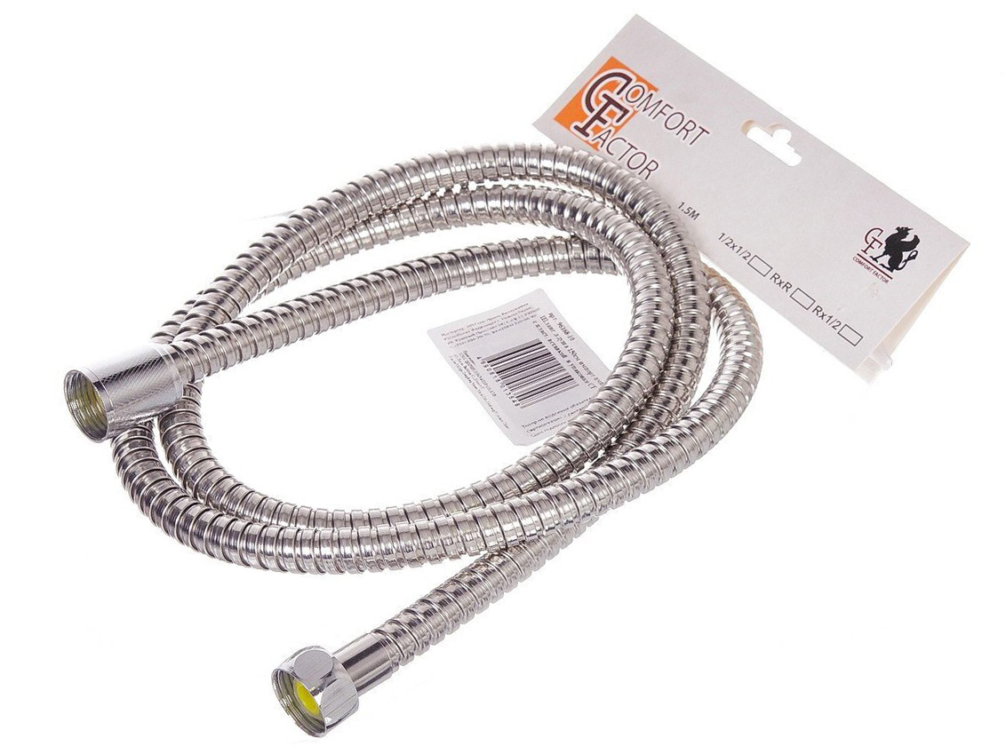 Шланг для душа 150см,1/2"(Имп)-1/2" (Имп) - фото в Миди Лтд Изображение товара Шланг для душа 150см,1/2"(Имп)-1/2" (Имп) в Миди Лтд