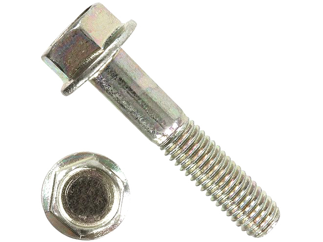 Изображение товара Болт 16х40 шест.гол.с фланцем высокопрочный к.п.10.9 DIN 6921  цинк (5шт/уп) в Миди Лтд