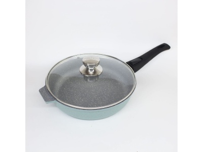 Сковорода  Marble evolution silver 24см АП съемная ручка СК АЛТЕЙ(10шт/уп) Х - фото в Миди Лтд Изображение товара Сковорода  Marble evolution silver 24см АП съемная ручка СК АЛТЕЙ(10шт/уп) Х в Миди Лтд