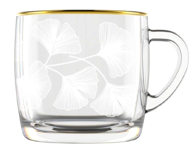Изображение товара Кружка для чая Каллы 300мл (12шт/уп) Х в Миди Лтд