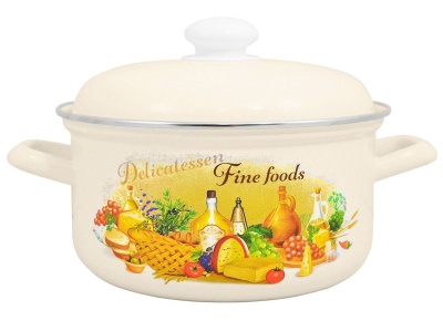 Кастрюля эмаль жемчужная 2,0л Италия С-1510АП2/4Жм (4шт/уп) Х - фото в Миди Лтд Изображение товара Кастрюля эмаль жемчужная 2,0л Италия С-1510АП2/4Жм (4шт/уп) Х в Миди Лтд