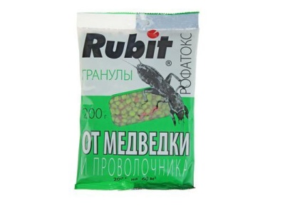 Изображение товара Средство РУБИТ от медведки и проволочника 200г (35шт/уп) в Миди Лтд