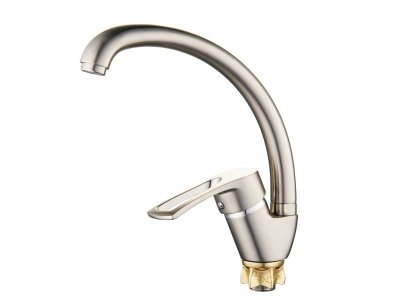 Изображение товара Смеситель для кухни YUB4-A-KH ZEGOR сатин в Миди Лтд