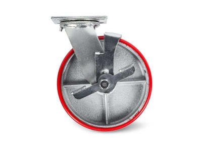 Колесо большегрузное поворотн. тормоз PU (SCpb 80) 200мм - фото в Миди Лтд Изображение товара Колесо большегрузное поворотн. тормоз PU (SCpb 80) 200мм в Миди Лтд