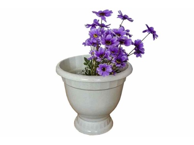 Кашпо с поддоном 15л белое (15шт/уп) - фото в Миди Лтд Изображение товара Кашпо с поддоном 15л белое (15шт/уп) в Миди Лтд