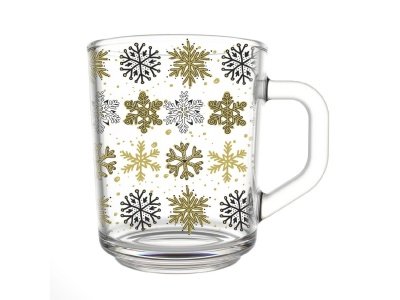 Изображение товара Кружка для чая Снежинки 200мл (20шт/уп) в Миди Лтд