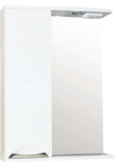 Изображение товара Зеркало-шкаф "Танго" 600 с подсветкой левая в Миди Лтд