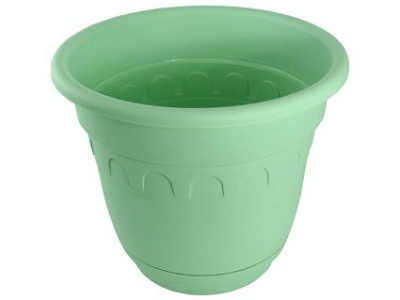 Горшок КОЛЫВАНЬ с поддном d14см 0,9л колор (49шт/уп) - фото в Миди Лтд Изображение товара Горшок КОЛЫВАНЬ с поддном d14см 0,9л колор (49шт/уп) в Миди Лтд