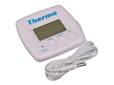 Изображение товара Термометр электронный 2 режима с уличным датчиком 7,5х7,6см, пластик INBLOOM в Миди Лтд