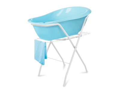 Подставка для детской ванночки универсальная с сушилкой белая - фото в Миди Лтд Изображение товара Подставка для детской ванночки универсальная с сушилкой белая в Миди Лтд