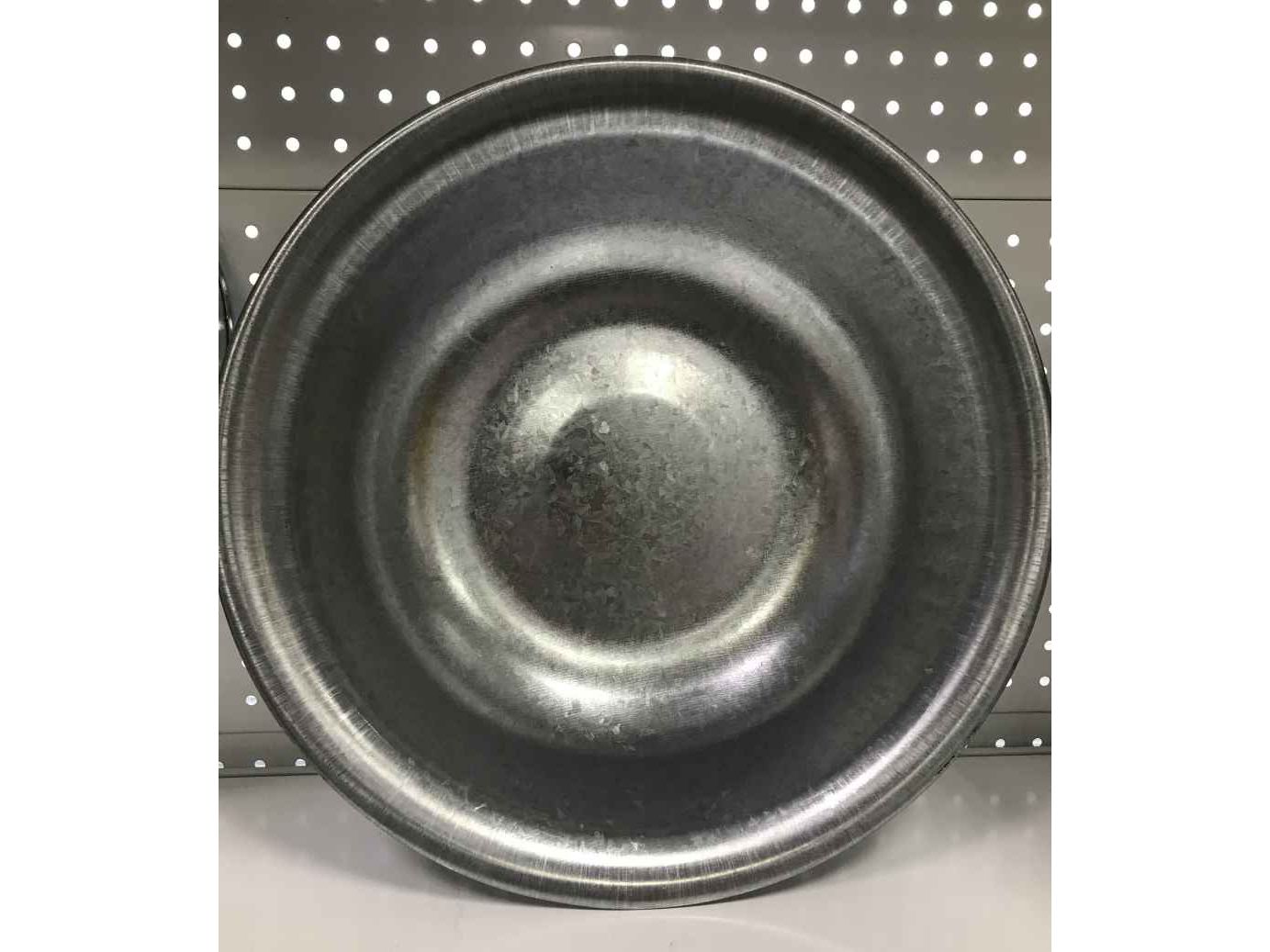 Таз оцинкованный цельнотянутый 7л (10шт/уп) - фото в Миди Лтд Изображение товара Таз оцинкованный цельнотянутый 7л (10шт/уп) в Миди Лтд