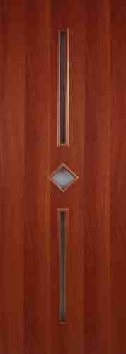 Изображение товара Полотно дверное ПО со стекл Ромб (К) ламинированное итальянский орех 600 в Миди Лтд