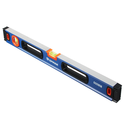 Изображение товара Уровень 0,6м ЕРМАК с двумя глазками намагниченный в Миди Лтд