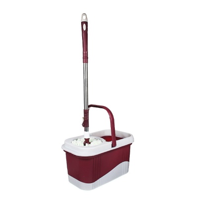 Набор МОП ведро 12л с колесом, швабра, доп. насадка, принцип отжима "Юла", метал.отжим, пластик  - фото в Миди Лтд Изображение товара Набор МОП ведро 12л с колесом, швабра, доп. насадка, принцип отжима "Юла", метал.отжим, пластик  в Миди Лтд