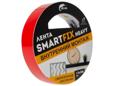 Изображение товара Сверхсильная монтажная лента W-con SmartFix HEAVY 1,9*300 см прозрачная в Миди Лтд