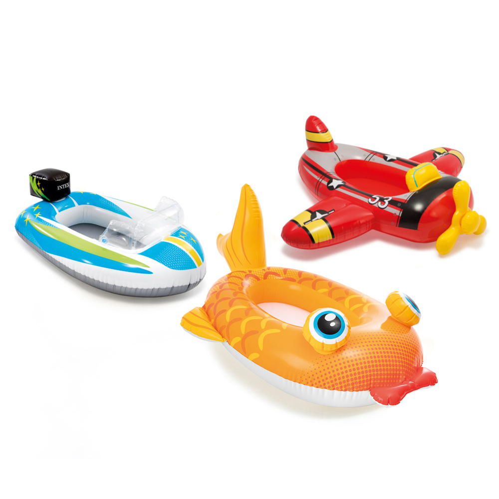 Изображение товара Лодка надувная 3 вида INTEX 107*69см 59380 катер в Миди Лтд