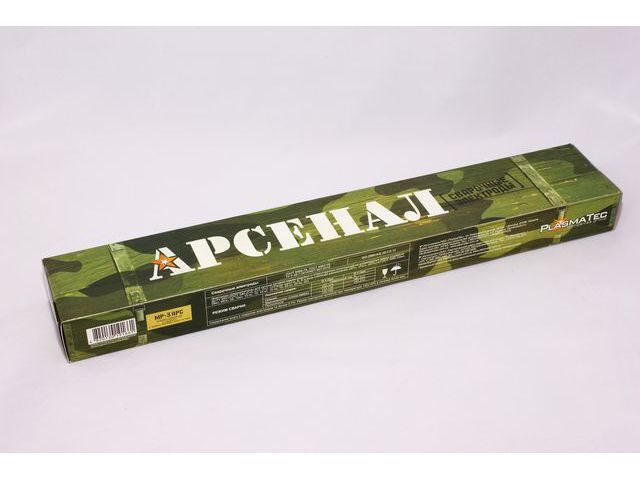 Изображение товара Электроды МР-3 АРС ТМ Арсенал  д3мм (2,5кг/уп)(6уп/кор) в Миди Лтд