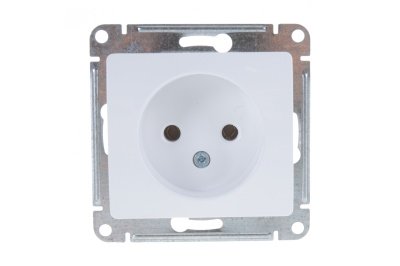 Изображение товара Розетка Schneider Glossa 16А б/з белая в Миди Лтд