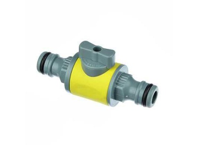 Изображение товара Соединитель штуцерный с вентилем 8,5*4*3см INBLOOM (200шт/кор) в Миди Лтд