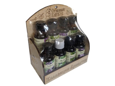 Изображение товара Набор масел Целебный Алтай в дерев. полочке в Миди Лтд