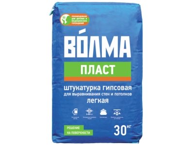 Изображение товара Штукатурка гипсовая ВОЛМА-Пласт 30кг (45шт/пал) в Миди Лтд