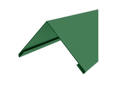 Угол наружний (конек) 150*150*2000мм зеленый мох (RAL 6005) - фото в Миди Лтд Изображение товара Угол наружний (конек) 150*150*2000мм зеленый мох (RAL 6005) в Миди Лтд