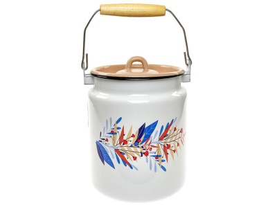 Бидон эмаль белая 3,5л Мир Софии С-0613Др/6Крр (4шт/уп) Х - фото в Миди Лтд Изображение товара Бидон эмаль белая 3,5л Мир Софии С-0613Др/6Крр (4шт/уп) Х в Миди Лтд