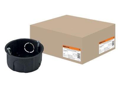 Изображение товара Коробка установочная СП D65х25мм IP20 TDM в Миди Лтд