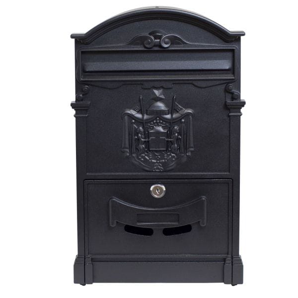 Изображение товара Ящик почтовый №4010 черный (5шт/уп) в Миди Лтд