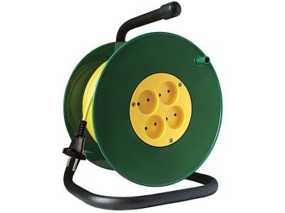 Изображение товара Удлинитель силовой на катушке 30м 4 гнезда 4000Вт сечение провода 2*2,5 Союз в Миди Лтд