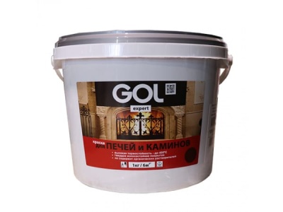 Краска для печей и каминов GOLexpert белая 1кг (12шт/уп; 660шт/пал) - фото в Миди Лтд Изображение товара Краска для печей и каминов GOLexpert белая 1кг (12шт/уп; 660шт/пал) в Миди Лтд