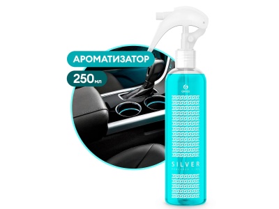 Ароматизатор жидкий Silver 0,25л (30шт/уп) - фото в Миди Лтд Изображение товара Ароматизатор жидкий Silver 0,25л (30шт/уп) в Миди Лтд