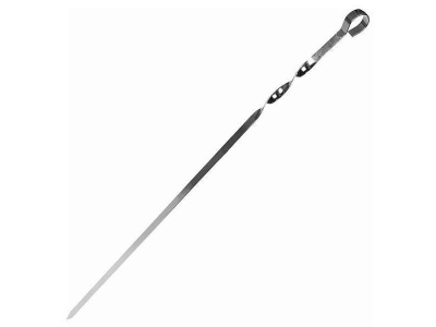 Шампур плоский 400*10*1,5мм нержавейка - фото в Миди Лтд Изображение товара Шампур плоский 400*10*1,5мм нержавейка в Миди Лтд