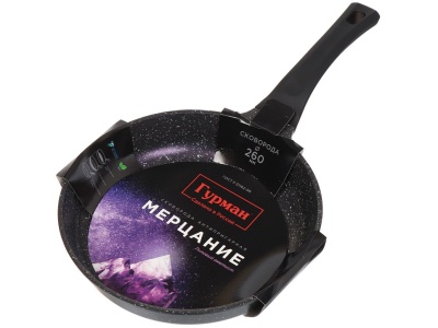 Сковорода Гурман 26см антипригарное покрытие Мерцание Лиловый аметист (10шт/уп) - фото в Миди Лтд Изображение товара Сковорода Гурман 26см антипригарное покрытие Мерцание Лиловый аметист (10шт/уп) в Миди Лтд