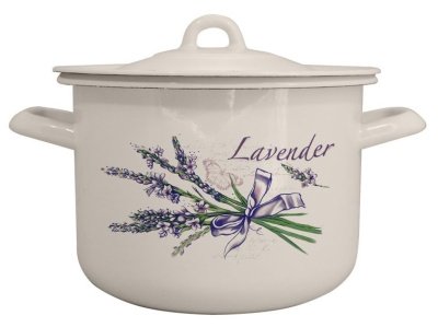 Кастрюля эмаль жемчужная 2,4л Лаванда Р-16102Б/4Жм (4шт/уп) - фото в Миди Лтд Изображение товара Кастрюля эмаль жемчужная 2,4л Лаванда Р-16102Б/4Жм (4шт/уп) в Миди Лтд