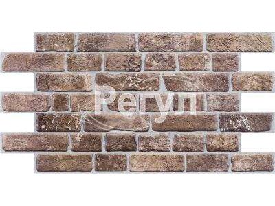 Изображение товара Панель ПВХ кирпич Ретро коричневый толщ 0,4мм 0,951*495 (30шт/уп) в Миди Лтд