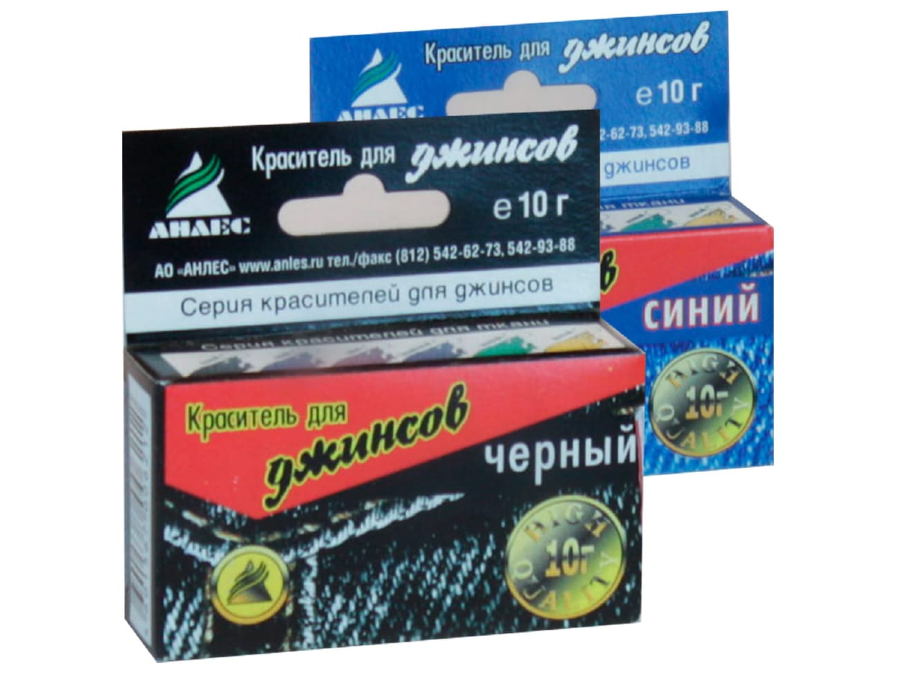Изображение товара Краситель для джинсов АНЛЕС синий 10мл (36шт/уп) Х в Миди Лтд