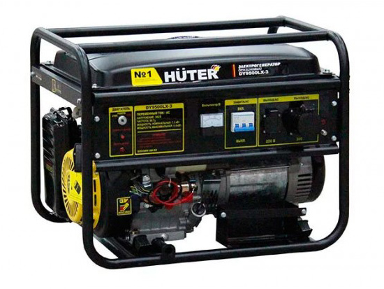 Генератор бензиновый Huter DY9500LX-3 - фото в Миди Лтд Изображение товара Генератор бензиновый Huter DY9500LX-3 в Миди Лтд